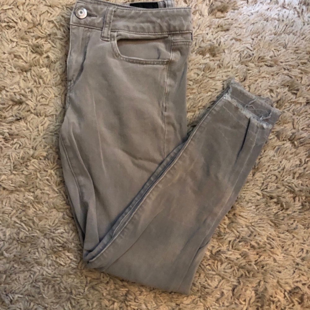 American Eagle Gray Jegging